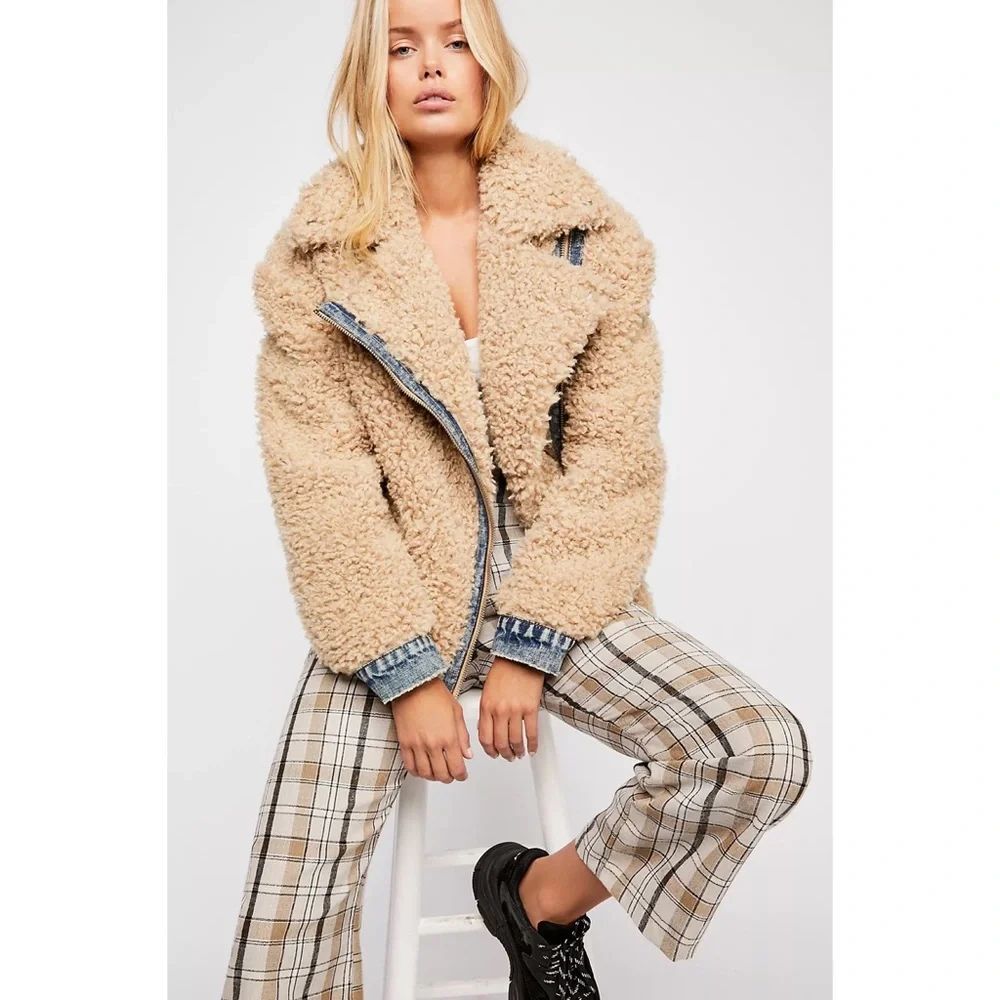Free People Teddy Moto Jacket